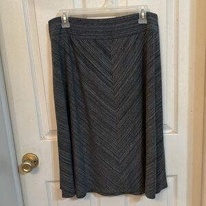 Black and grey skirt